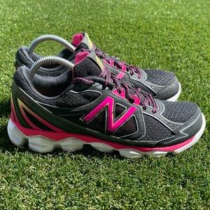 NEW BALANCE Womens 750 V3 W750BP3 Black Pink Running Shoes Sneakers Size 8.5 B